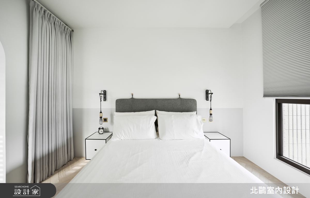 30坪新成屋(5年以下)＿北歐風臥室案例圖片＿北鷗室內設計＿北鷗_62MQ House之30