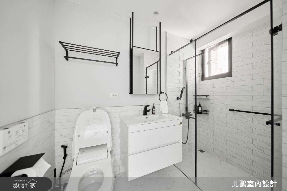 30坪新成屋(5年以下)＿北歐風浴室案例圖片＿北鷗室內設計＿北鷗_62MQ House之33
