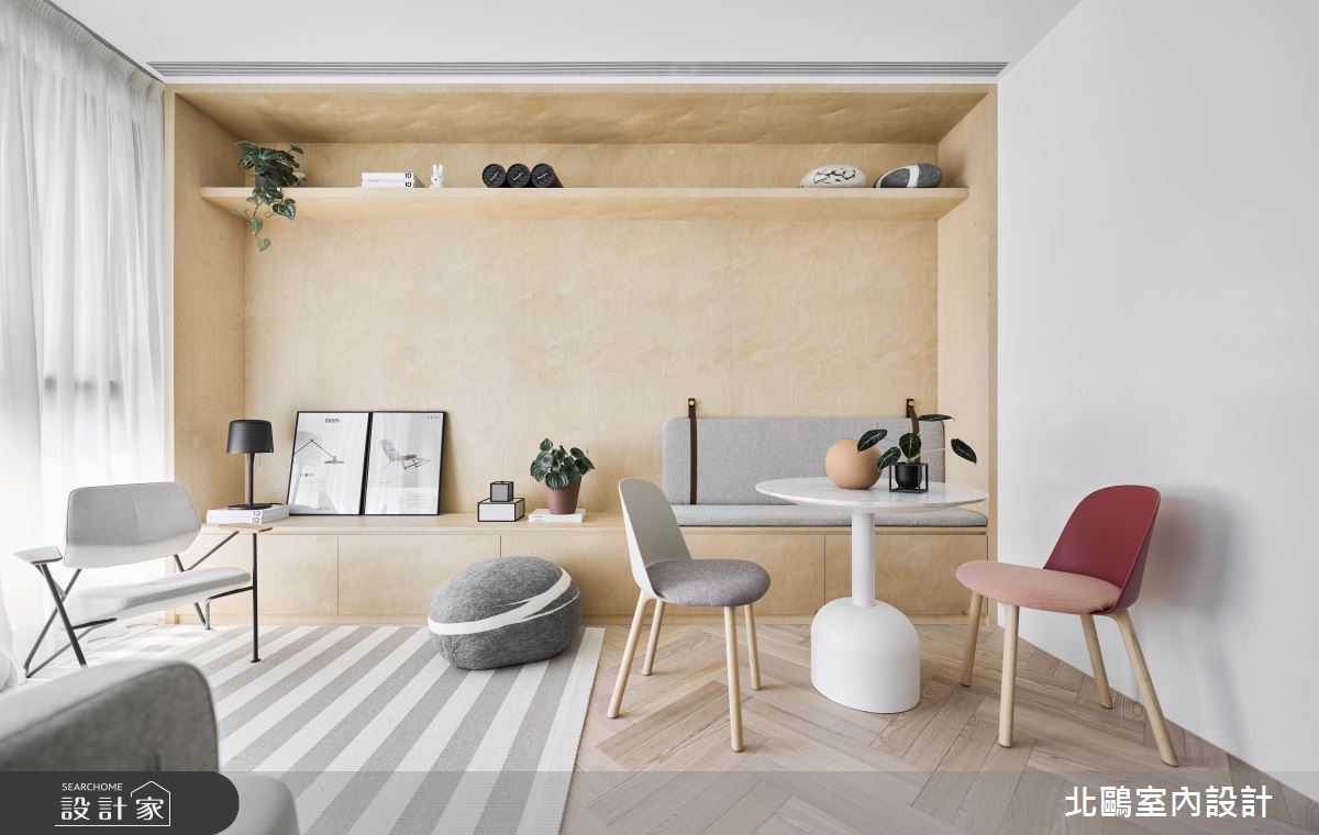 18坪毛胚屋＿北歐風客廳餐廳案例圖片＿北鷗室內設計＿北鷗_63Serina House之5