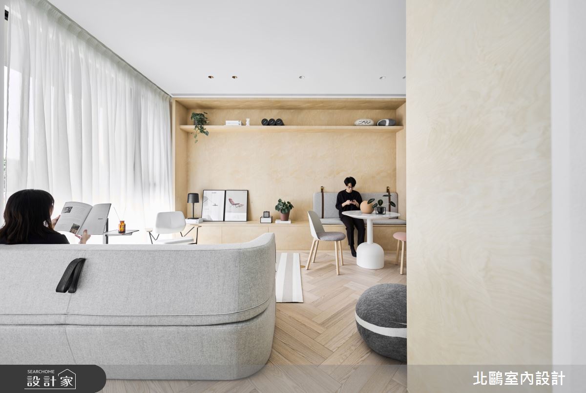 18坪毛胚屋＿北歐風客廳餐廳案例圖片＿北鷗室內設計＿北鷗_63Serina House之6