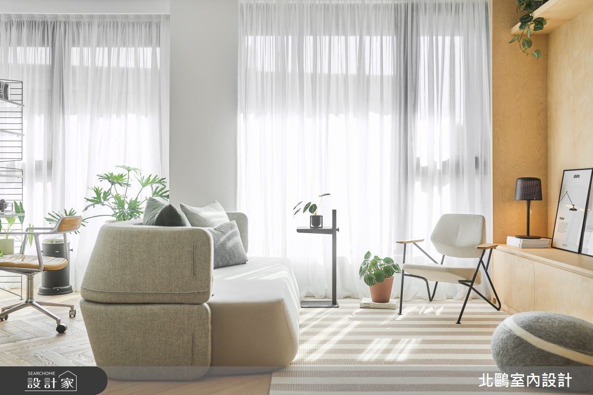 18坪毛胚屋＿北歐風客廳案例圖片＿北鷗室內設計＿北鷗_63Serina House之4