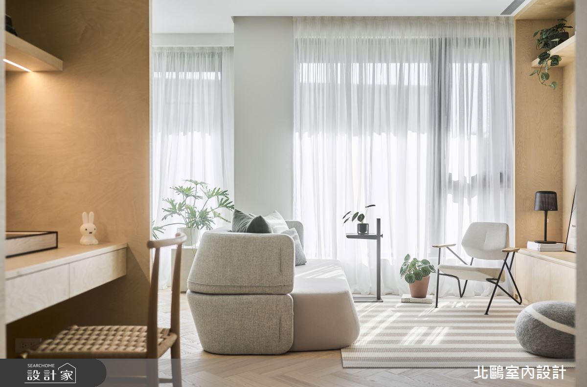 18坪毛胚屋＿北歐風客廳案例圖片＿北鷗室內設計＿北鷗_63Serina House之3