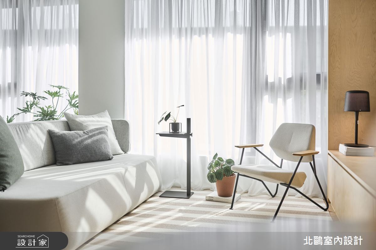 18坪毛胚屋＿北歐風客廳案例圖片＿北鷗室內設計＿北鷗_63Serina House之7