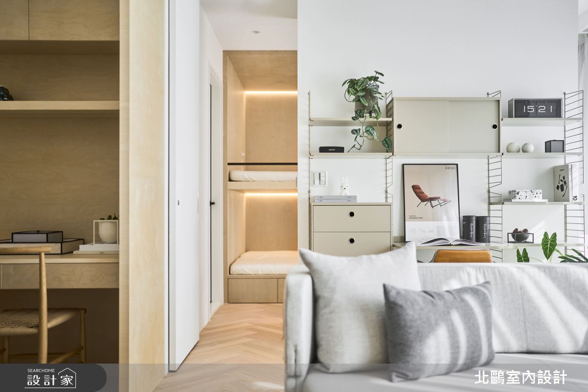 18坪毛胚屋＿北歐風客廳書房案例圖片＿北鷗室內設計＿北鷗_63Serina House之14
