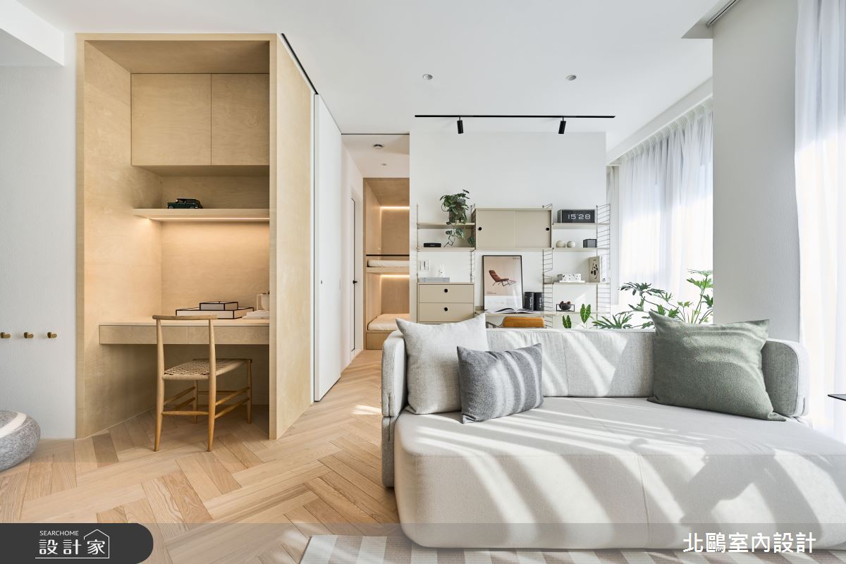 18坪毛胚屋＿北歐風客廳書房案例圖片＿北鷗室內設計＿北鷗_63Serina House之12