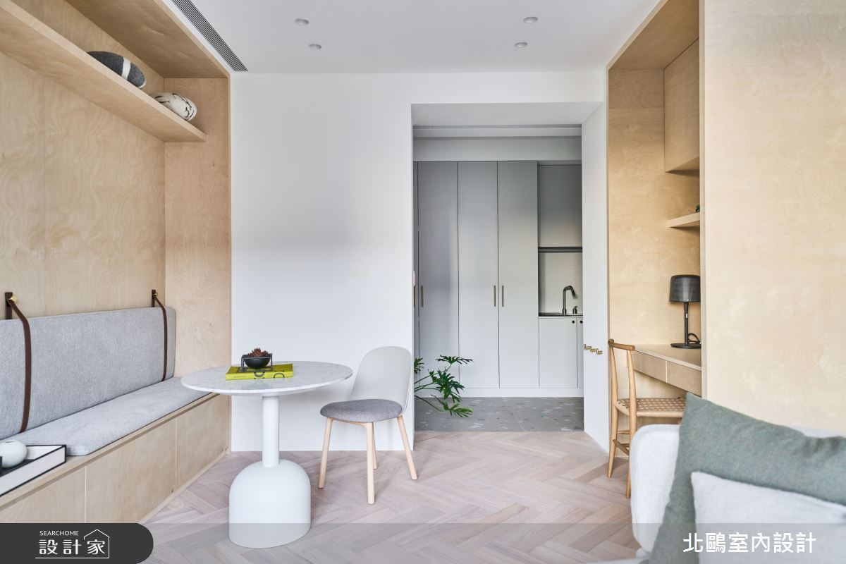 18坪毛胚屋＿北歐風玄關客廳餐廳工作區案例圖片＿北鷗室內設計＿北鷗_63Serina House之1