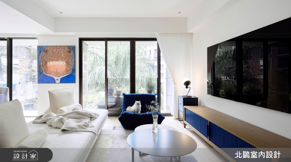 中古屋(5~15年)＿北歐風客廳案例圖片＿北鷗室內設計＿北鷗_64Blue House之2