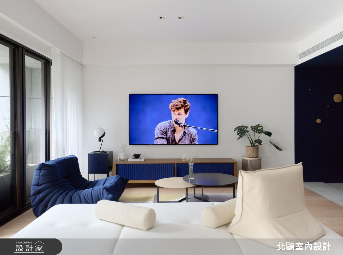 中古屋(5~15年)＿北歐風客廳案例圖片＿北鷗室內設計＿北鷗_64Blue House之4