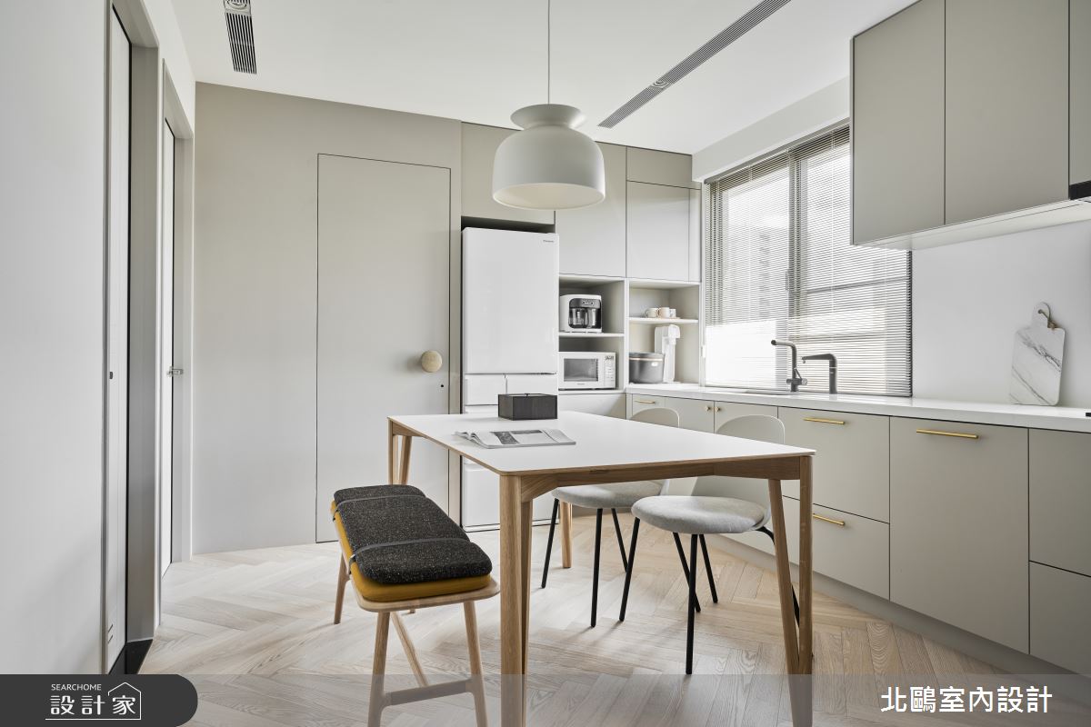 17坪新成屋(5年以下)＿北歐風餐廳廚房案例圖片＿北鷗室內設計＿北鷗_65SuSu House之14