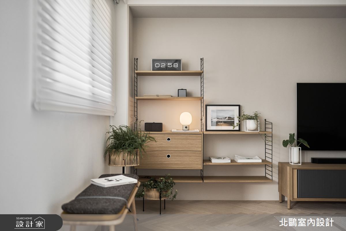 17坪新成屋(5年以下)＿北歐風客廳案例圖片＿北鷗室內設計＿北鷗_65SuSu House之8