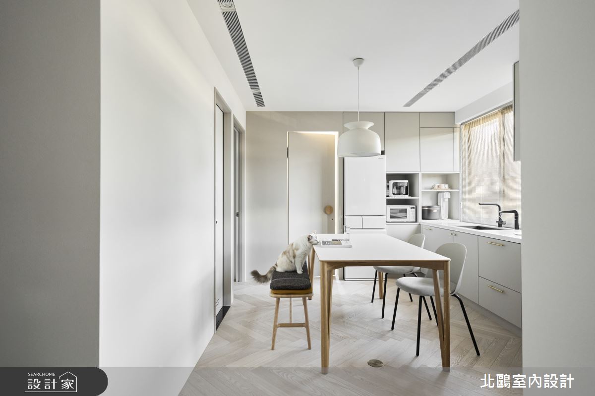 17坪新成屋(5年以下)＿北歐風餐廳廚房案例圖片＿北鷗室內設計＿北鷗_65SuSu House之12