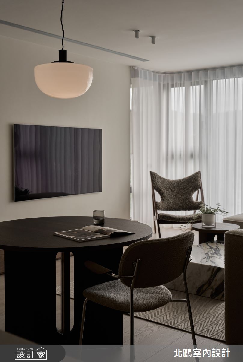 17坪新成屋(5年以下)＿北歐風客廳餐廳案例圖片＿北鷗室內設計＿北鷗_66SoHo House之9
