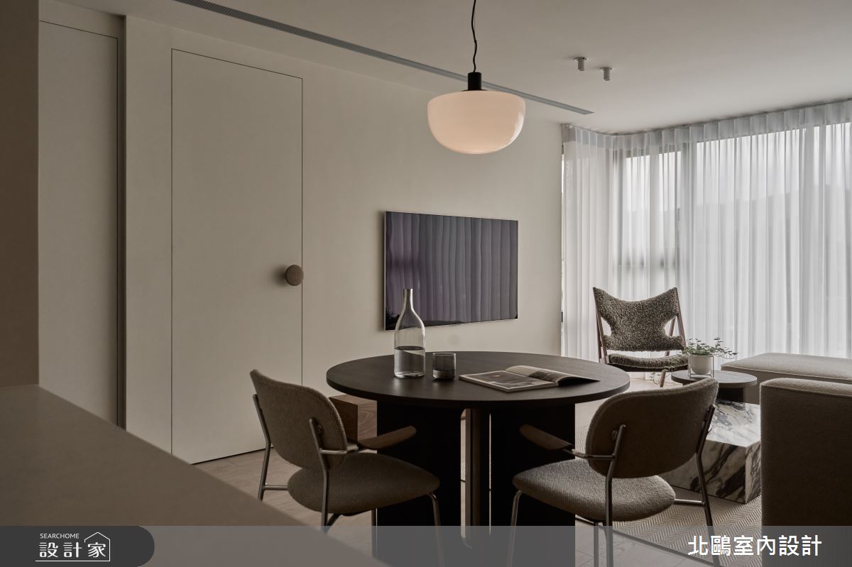 17坪新成屋(5年以下)＿北歐風客廳餐廳案例圖片＿北鷗室內設計＿北鷗_66SoHo House之10