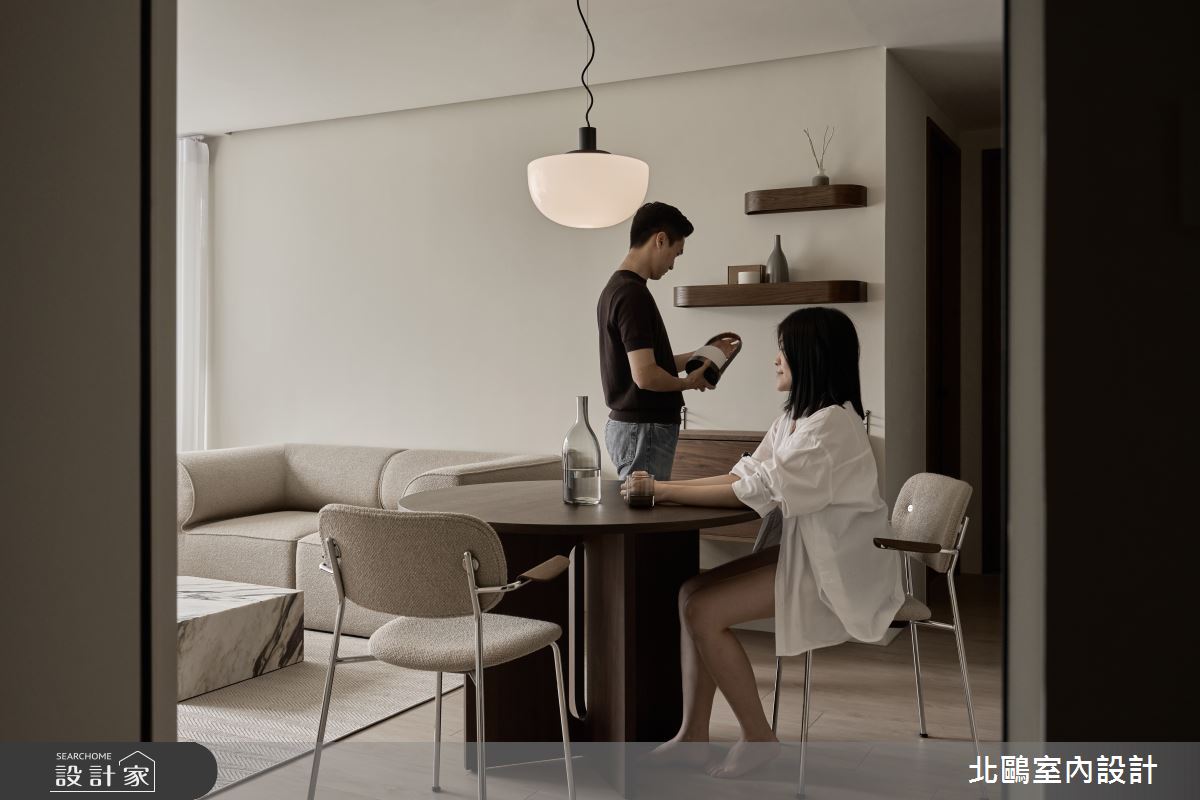 17坪新成屋(5年以下)＿北歐風客廳餐廳案例圖片＿北鷗室內設計＿北鷗_66SoHo House之23