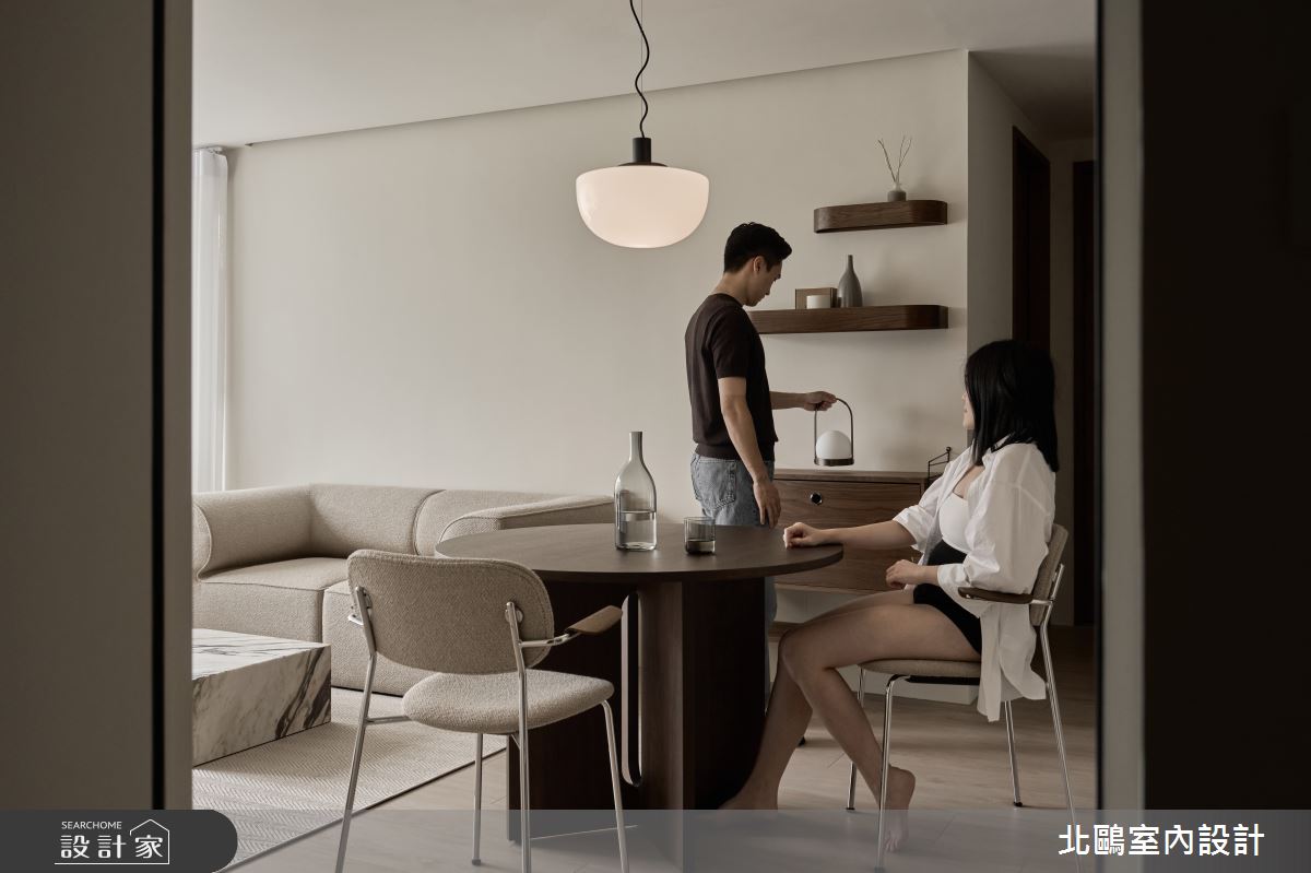 17坪新成屋(5年以下)＿北歐風客廳餐廳案例圖片＿北鷗室內設計＿北鷗_66SoHo House之24