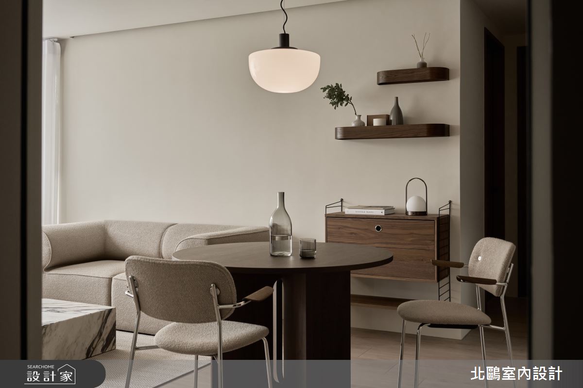 17坪新成屋(5年以下)＿北歐風客廳餐廳案例圖片＿北鷗室內設計＿北鷗_66SoHo House之25