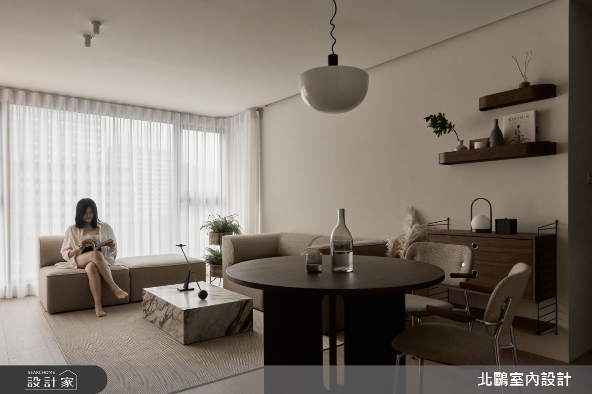 17坪新成屋(5年以下)＿北歐風客廳餐廳案例圖片＿北鷗室內設計＿北鷗_66SoHo House之36