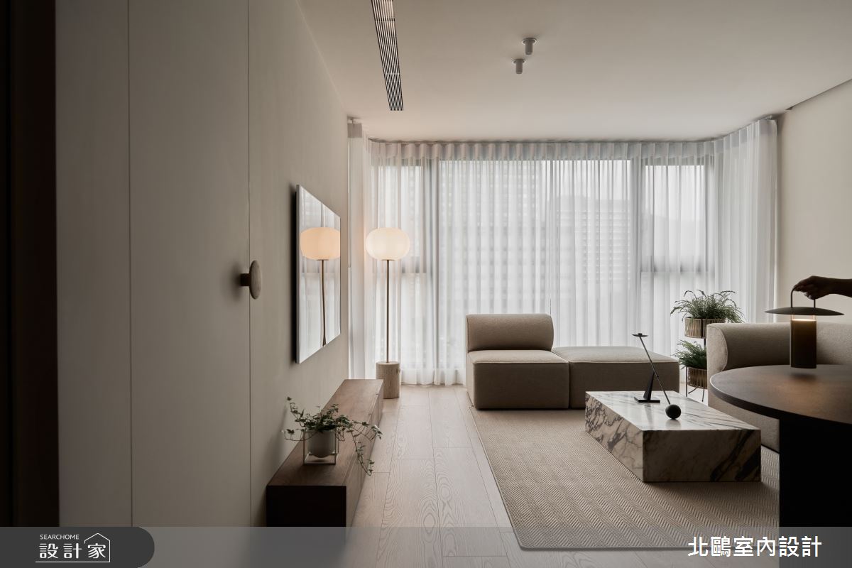 17坪新成屋(5年以下)＿北歐風客廳案例圖片＿北鷗室內設計＿北鷗_66SoHo House之37