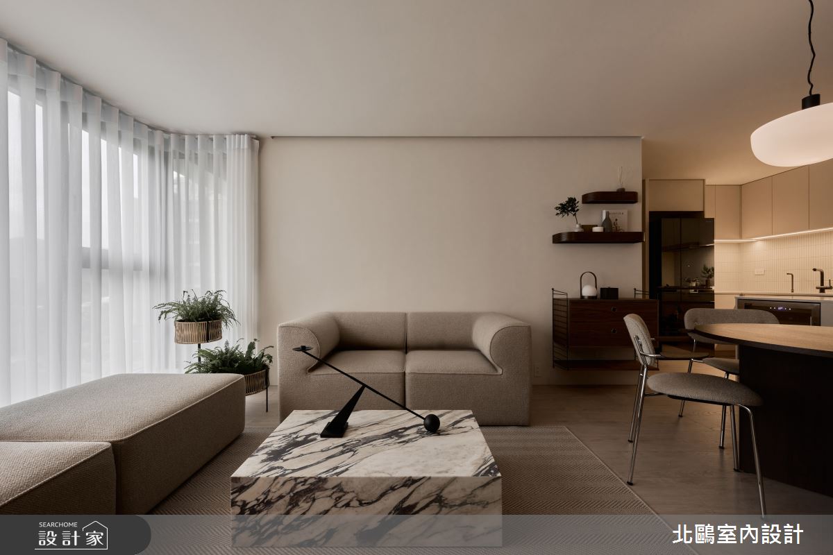 17坪新成屋(5年以下)＿北歐風客廳案例圖片＿北鷗室內設計＿北鷗_66SoHo House之38
