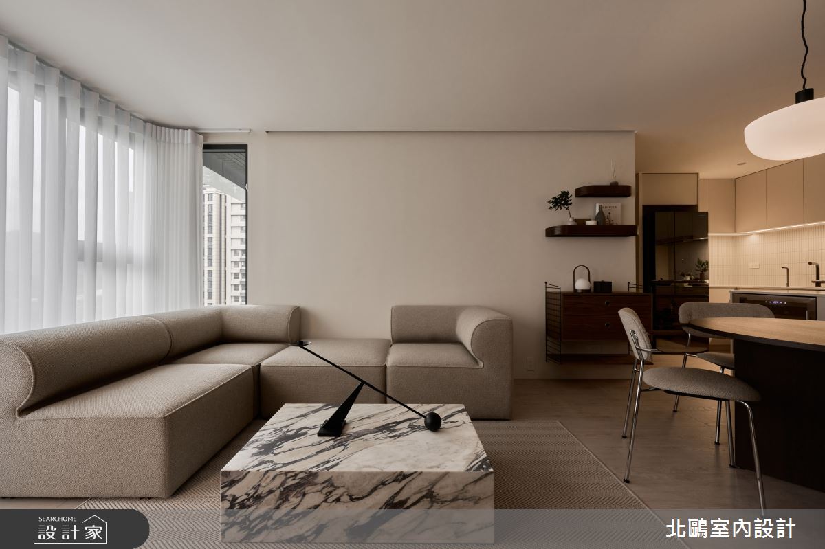 17坪新成屋(5年以下)＿北歐風客廳案例圖片＿北鷗室內設計＿北鷗_66SoHo House之39