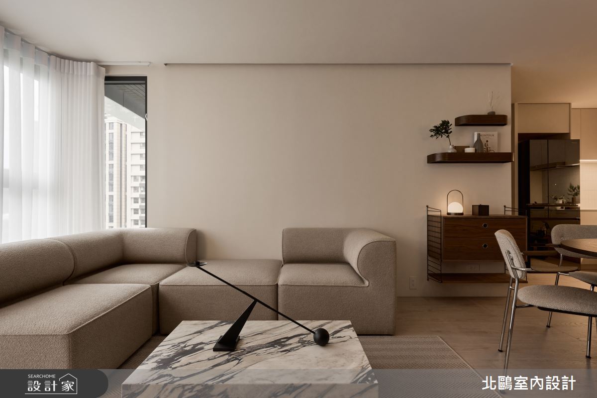 17坪新成屋(5年以下)＿北歐風客廳案例圖片＿北鷗室內設計＿北鷗_66SoHo House之40