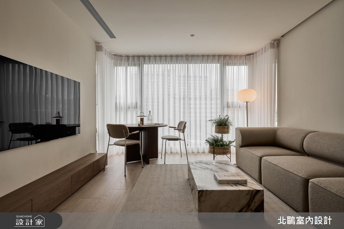 17坪新成屋(5年以下)＿北歐風客廳案例圖片＿北鷗室內設計＿北鷗_66SoHo House之44