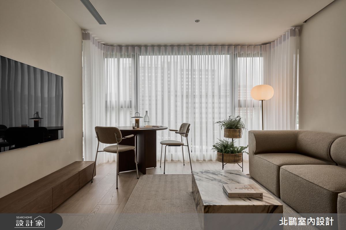 17坪新成屋(5年以下)＿北歐風客廳案例圖片＿北鷗室內設計＿北鷗_66SoHo House之45