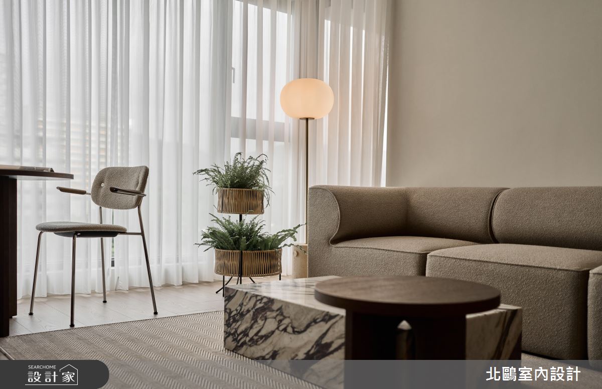 17坪新成屋(5年以下)＿北歐風客廳案例圖片＿北鷗室內設計＿北鷗_66SoHo House之50