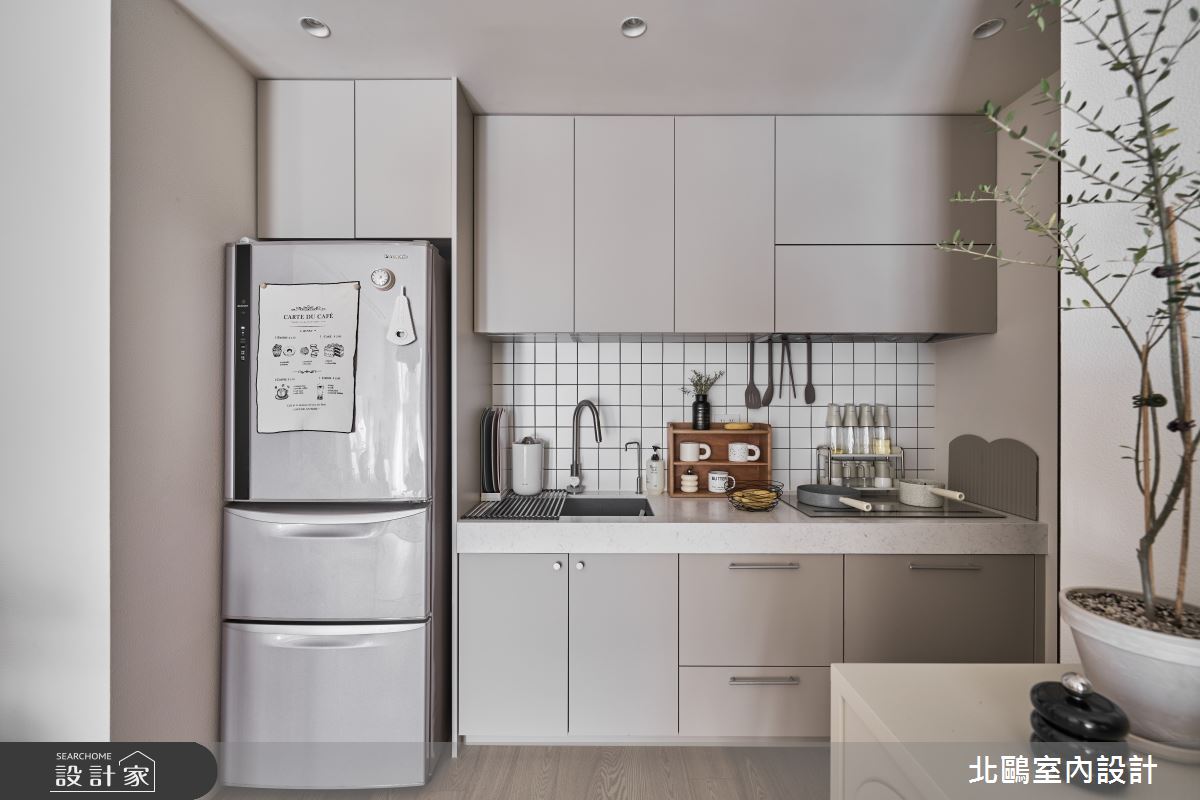 20坪新成屋(5年以下)＿北歐風廚房案例圖片＿北鷗室內設計＿北鷗_68Honey House之7