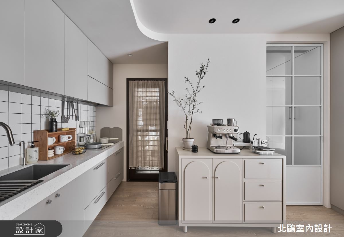 20坪新成屋(5年以下)＿北歐風廚房案例圖片＿北鷗室內設計＿北鷗_68Honey House之8