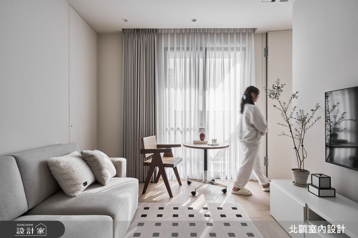 20坪新成屋(5年以下)＿北歐風客廳案例圖片＿北鷗室內設計＿北鷗_68Honey House之19