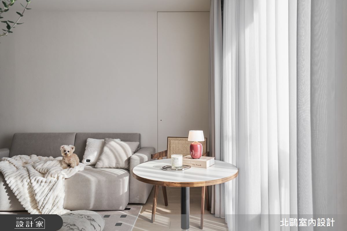 20坪新成屋(5年以下)＿北歐風客廳案例圖片＿北鷗室內設計＿北鷗_68Honey House之22