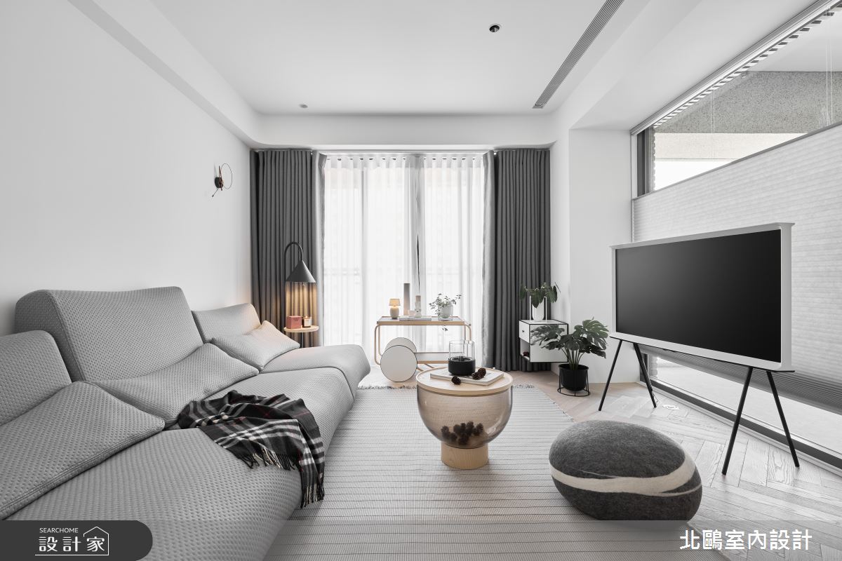 27坪新古屋(10年以下)＿北歐風客廳案例圖片＿北鷗室內設計＿北鷗_69Taro House之3