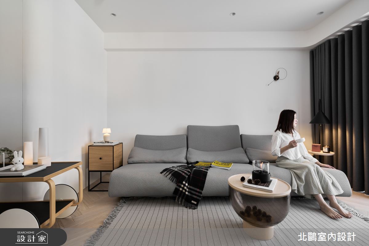 27坪新古屋(10年以下)＿北歐風客廳案例圖片＿北鷗室內設計＿北鷗_69Taro House之6
