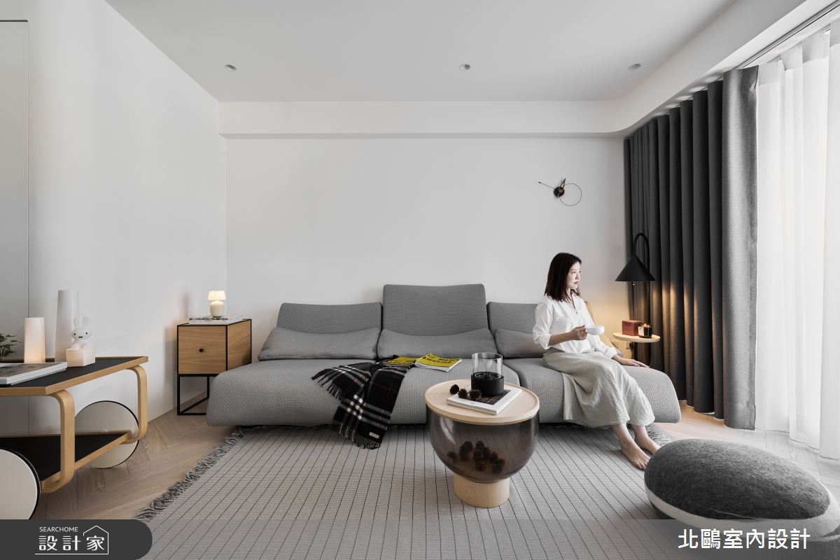 27坪新古屋(10年以下)＿北歐風客廳案例圖片＿北鷗室內設計＿北鷗_69Taro House之9