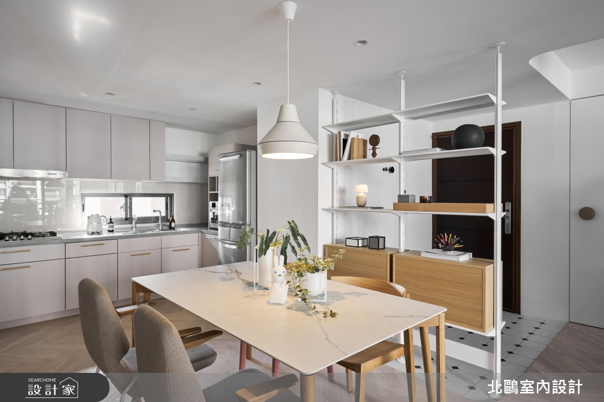 27坪新古屋(10年以下)＿北歐風餐廳廚房案例圖片＿北鷗室內設計＿北鷗_69Taro House之14
