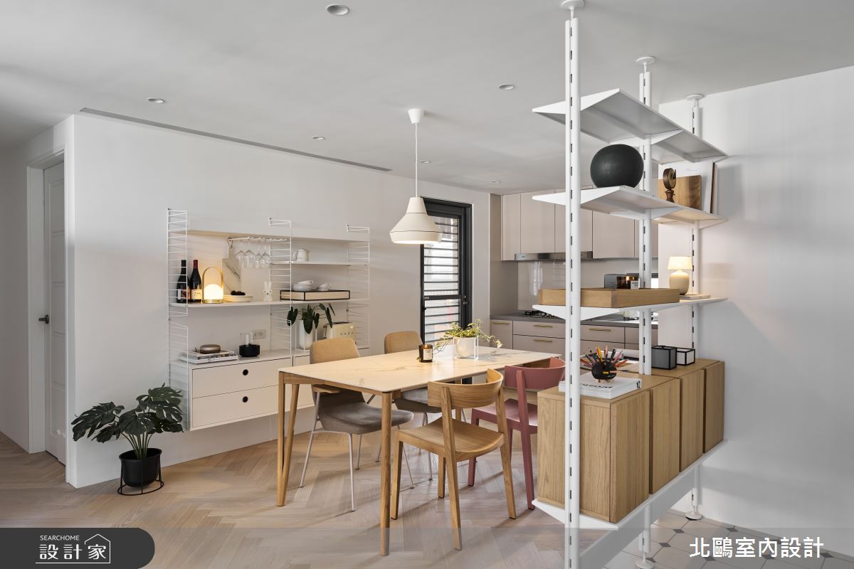 27坪新古屋(10年以下)＿北歐風玄關餐廳案例圖片＿北鷗室內設計＿北鷗_69Taro House之23