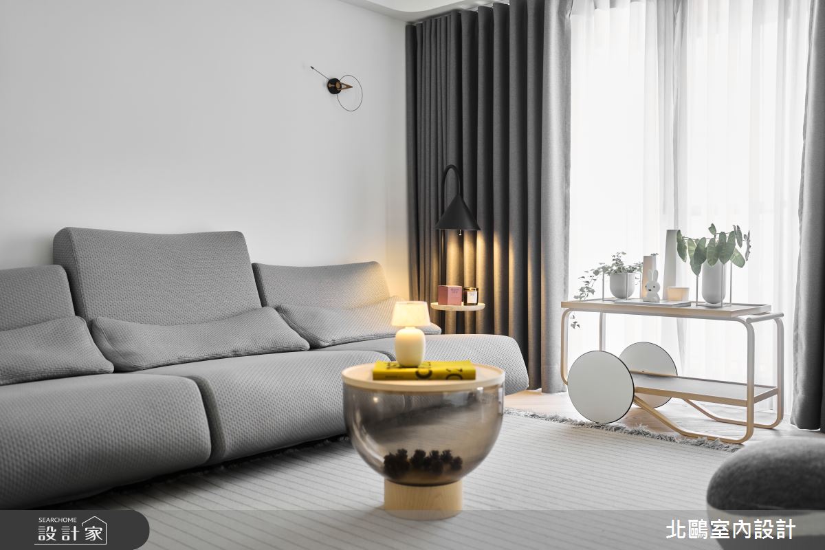 27坪新古屋(10年以下)＿北歐風客廳案例圖片＿北鷗室內設計＿北鷗_69Taro House之25