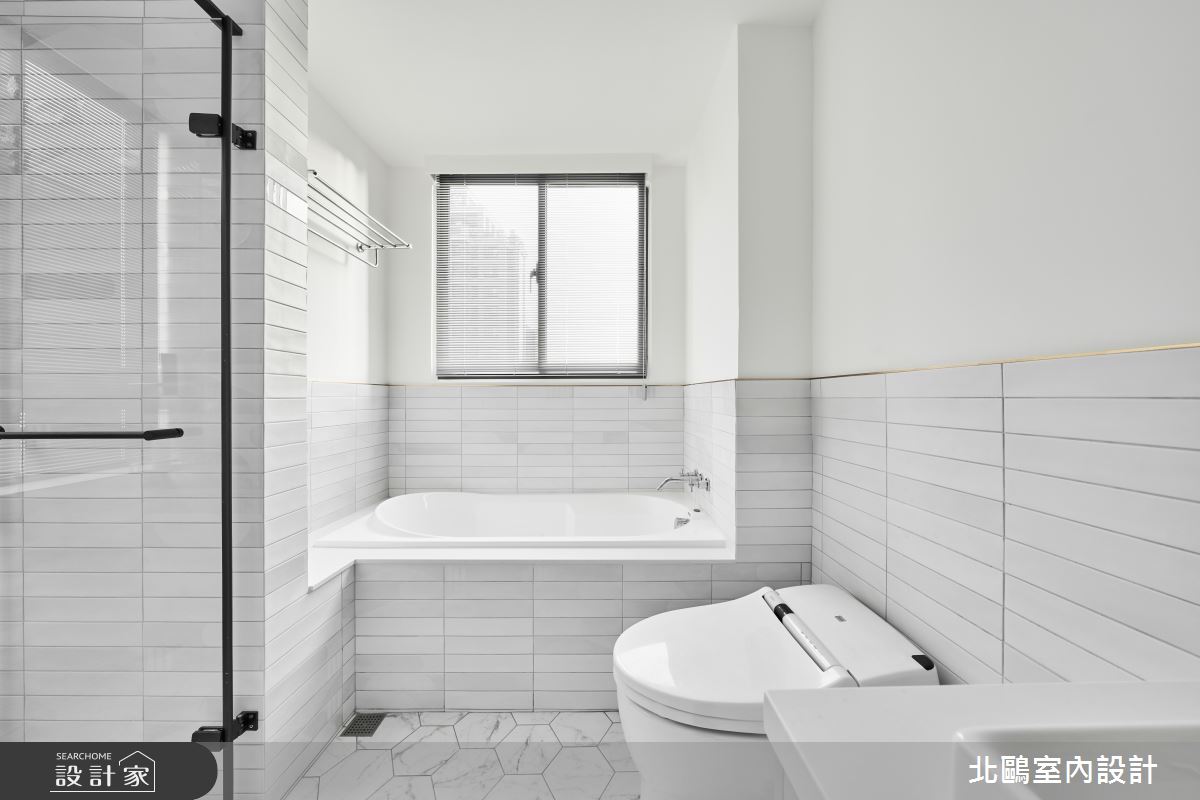 27坪新古屋(10年以下)＿北歐風浴室案例圖片＿北鷗室內設計＿北鷗_69Taro House之44