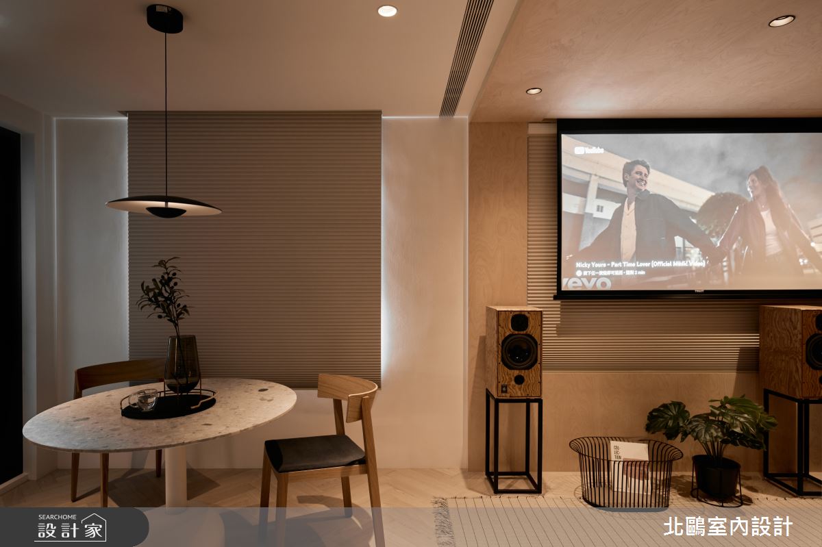 18坪新成屋(5年以下)＿北歐風客廳餐廳案例圖片＿北鷗室內設計＿北鷗_70Shen House之8