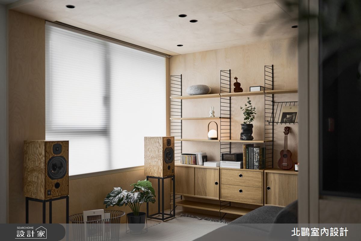 18坪新成屋(5年以下)＿北歐風客廳案例圖片＿北鷗室內設計＿北鷗_70Shen House之20