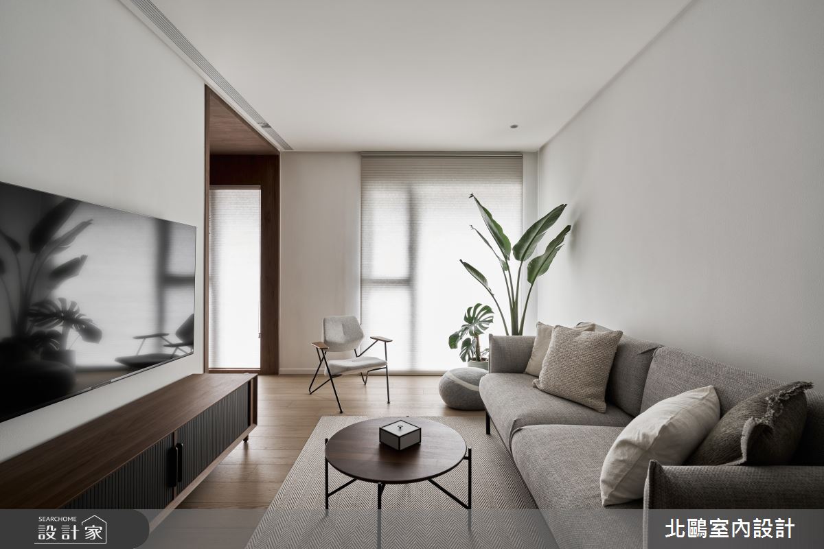 20坪新成屋(5年以下)＿北歐風客廳案例圖片＿北鷗室內設計＿北鷗_71Alice House之14