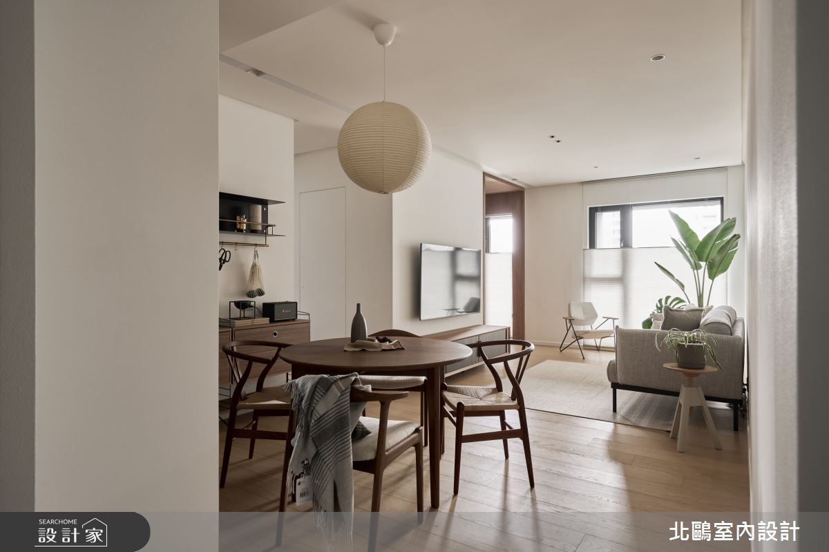 20坪新成屋(5年以下)＿北歐風客廳餐廳案例圖片＿北鷗室內設計＿北鷗_71Alice House之7