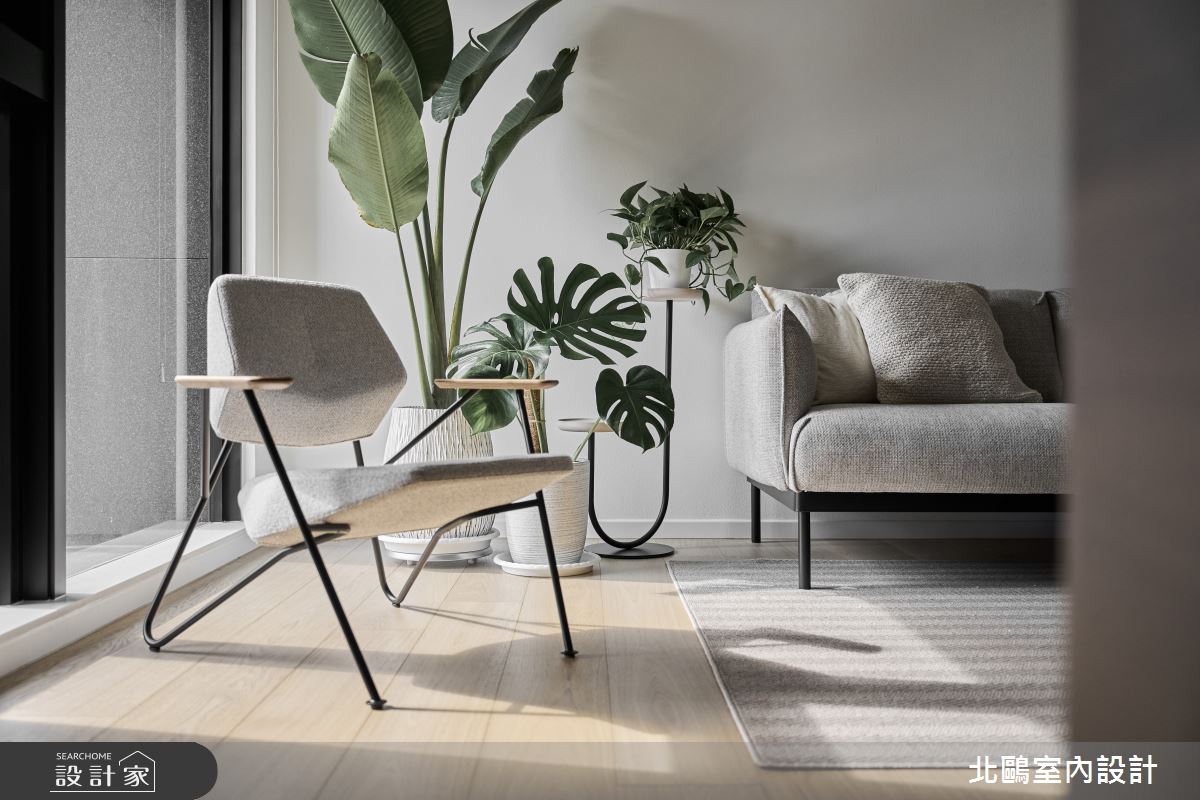 20坪新成屋(5年以下)＿北歐風客廳案例圖片＿北鷗室內設計＿北鷗_71Alice House之17