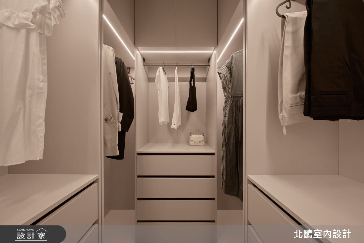 20坪新成屋(5年以下)＿北歐風更衣間案例圖片＿北鷗室內設計＿北鷗_71Alice House之31