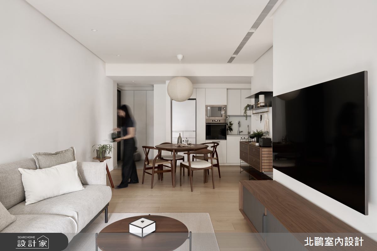 20坪新成屋(5年以下)＿北歐風客廳餐廳廚房案例圖片＿北鷗室內設計＿北鷗_71Alice House之16