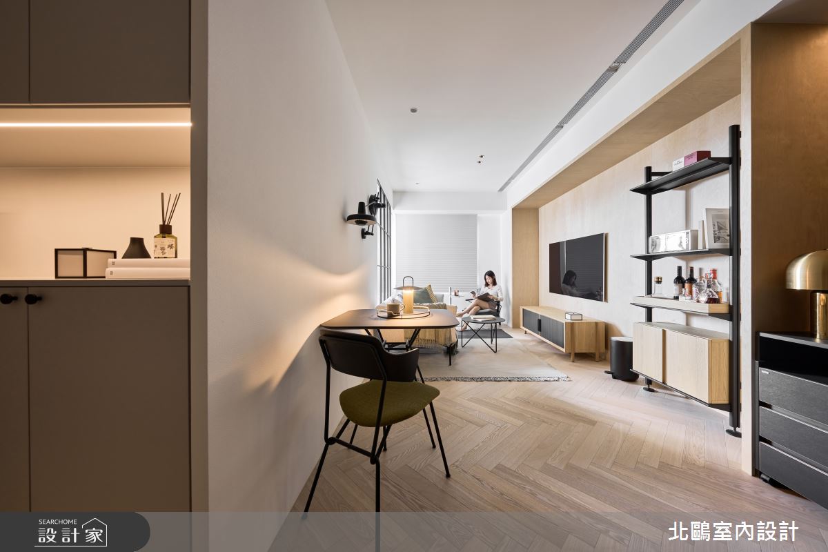 13坪新成屋(5年以下)＿北歐風客廳餐廳案例圖片＿北鷗室內設計＿北鷗_72Paul House之1