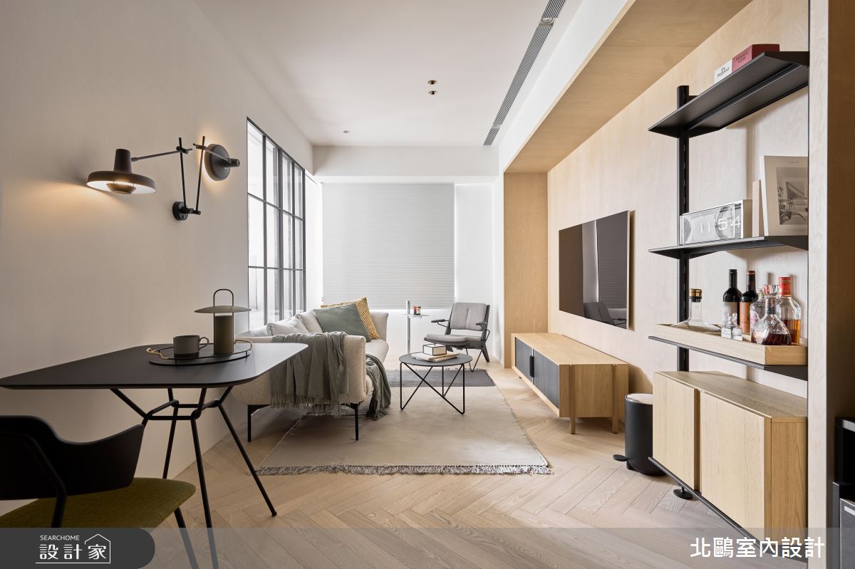13坪新成屋(5年以下)＿北歐風客廳餐廳案例圖片＿北鷗室內設計＿北鷗_72Paul House之2