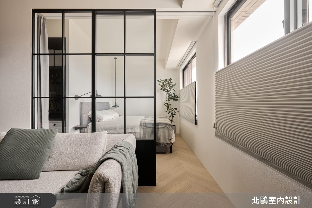 13坪新成屋(5年以下)＿北歐風客廳臥室案例圖片＿北鷗室內設計＿北鷗_72Paul House之9