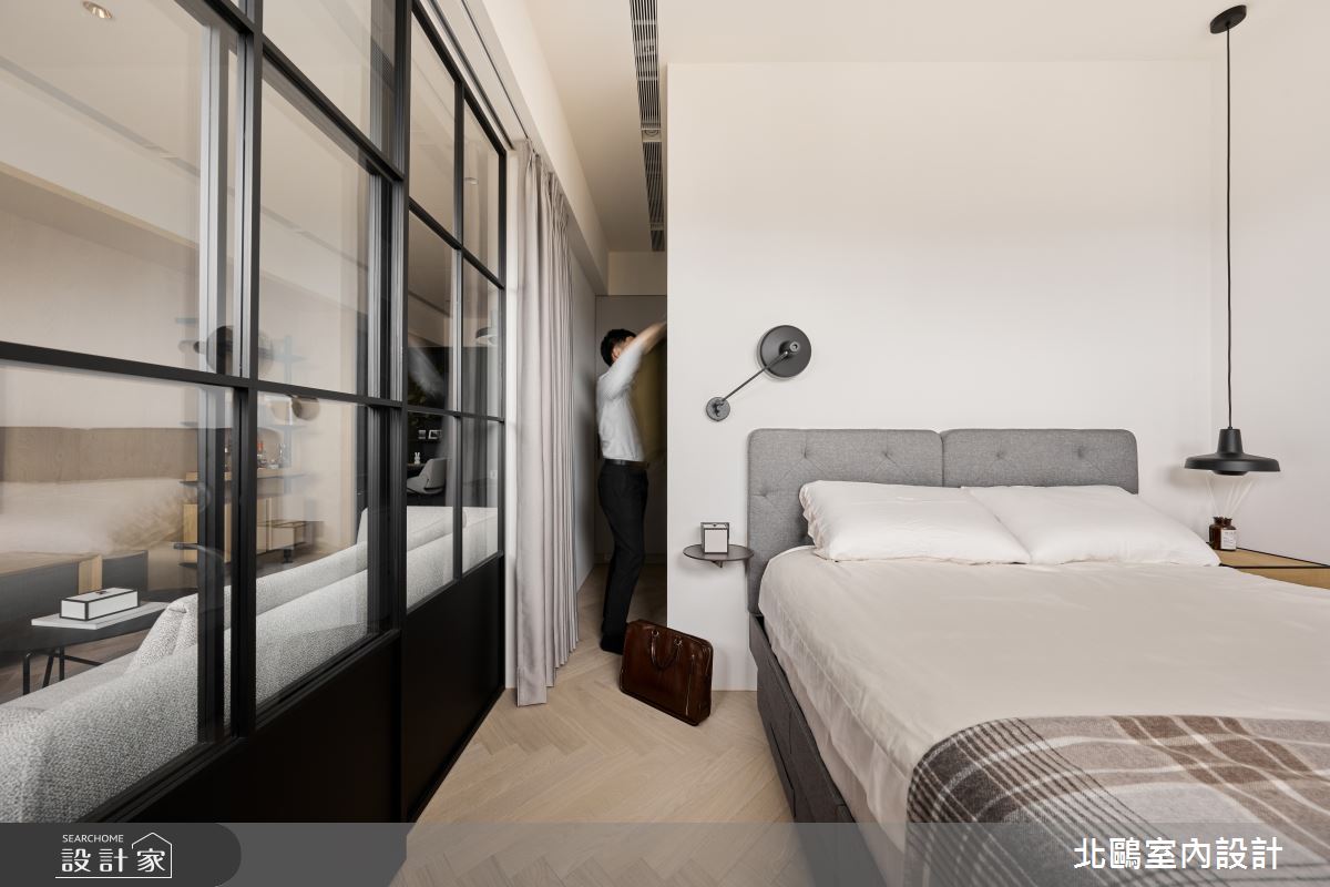 13坪新成屋(5年以下)＿北歐風臥室更衣間案例圖片＿北鷗室內設計＿北鷗_72Paul House之10